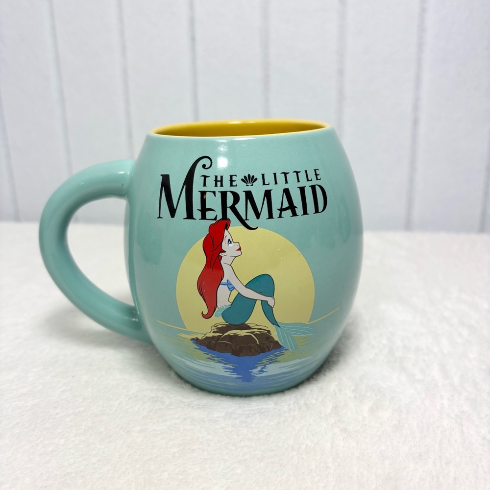 The Little‎ Mermaid Vintage Disney Park Large Coffee Mug Cup 18oz